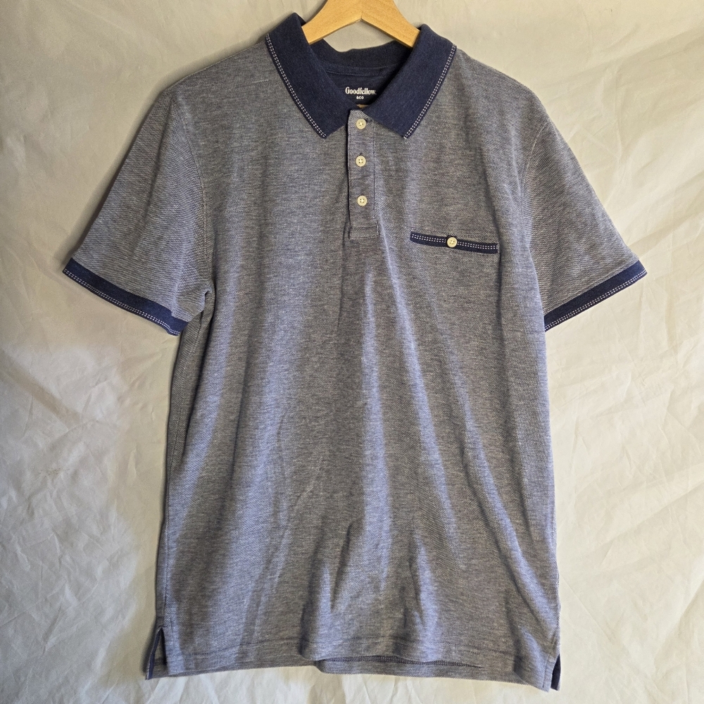 Goodfellow & Co Men's Blue Polo Shirt